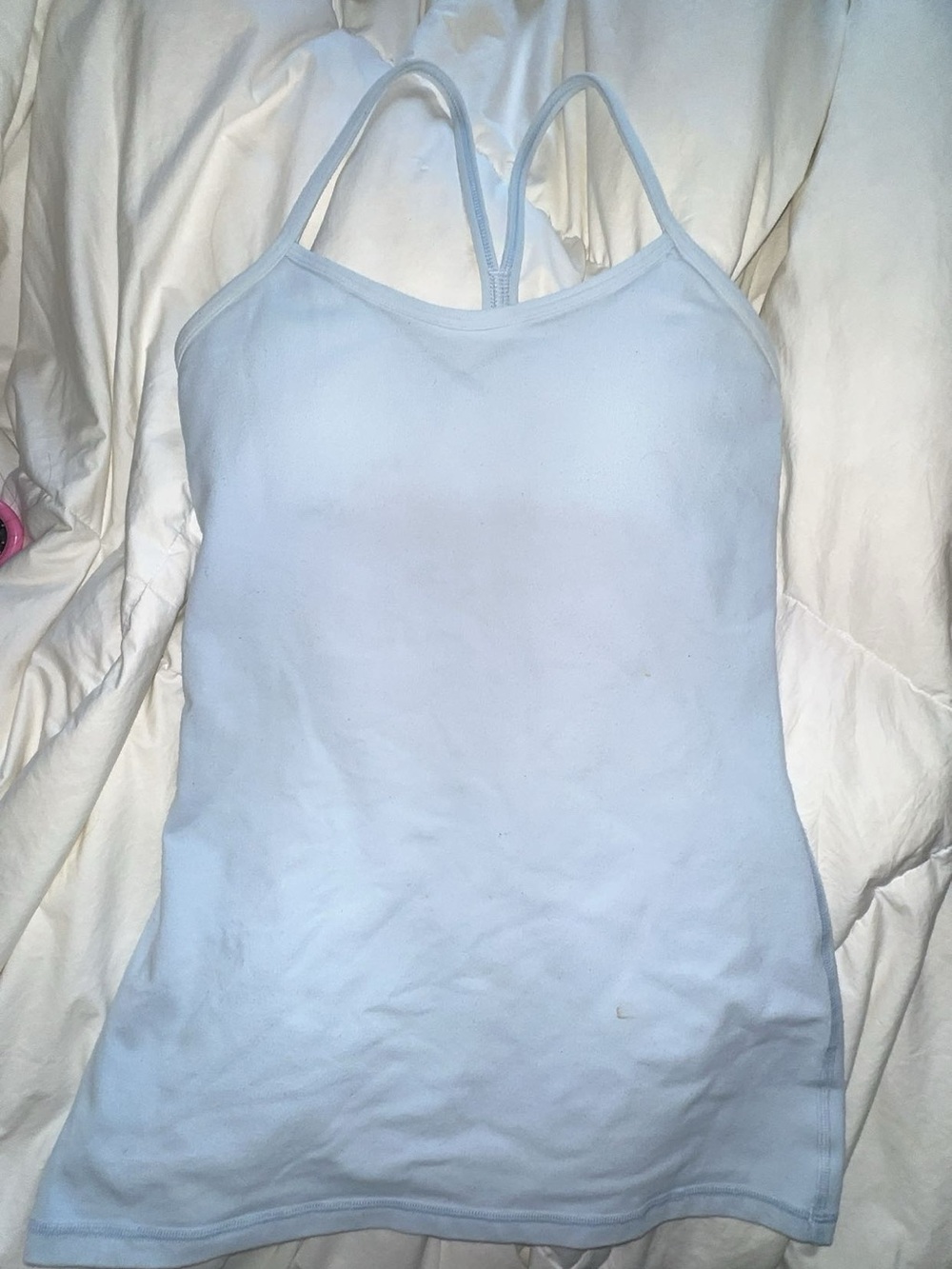 lululemon athletica Light Blue Strappy Camisole Tank